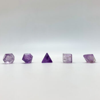 Amethyst Geometry Shapes - Mini