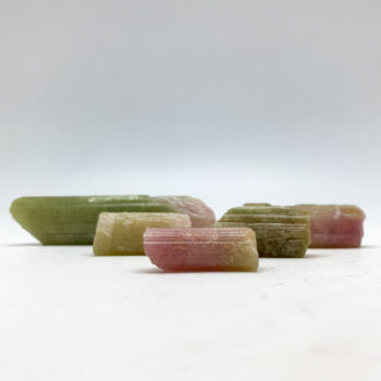 Bicolor Tourmaline Rough (100g Bag)