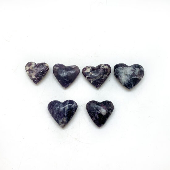 Lepidolite Hearts - Mini