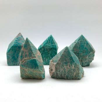 Amazonite Semi-polished Points