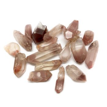 Lithium Quartz Rough Points - Small (100g Bag)