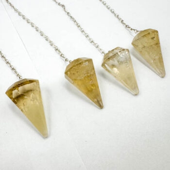 Natural Citrine Pendulums