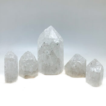 Fire and Ice Semi-polished Points