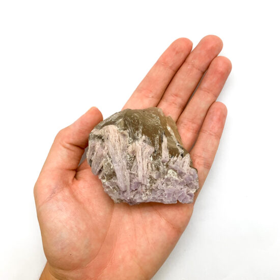 Citrine with Pink Lepidolite Rough