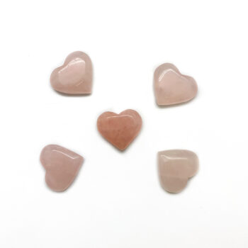 Rose Quartz Hearts - Mini