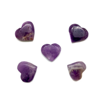 Amethyst Hearts - Mini