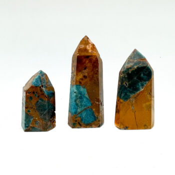 Apatite with Jasper Polished Points
