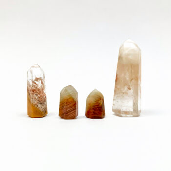 Amphibole Quartz Polished Points - Mini