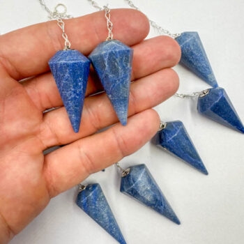 Blue Quartz Pendulums