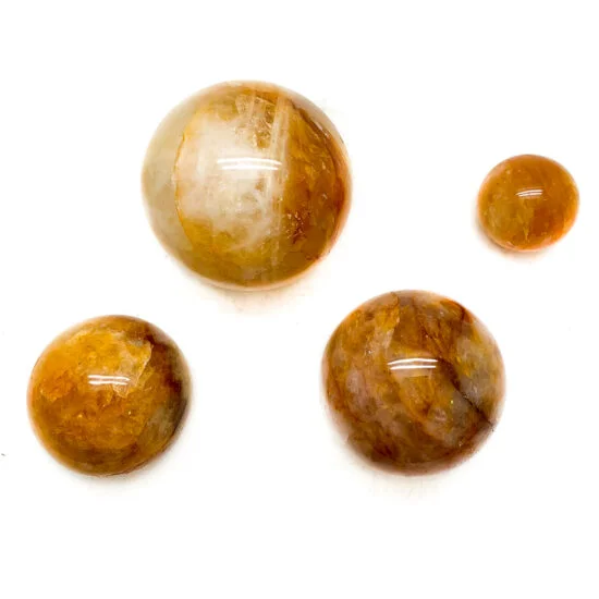 Hematoid Quartz "Golden Healer" Spheres
