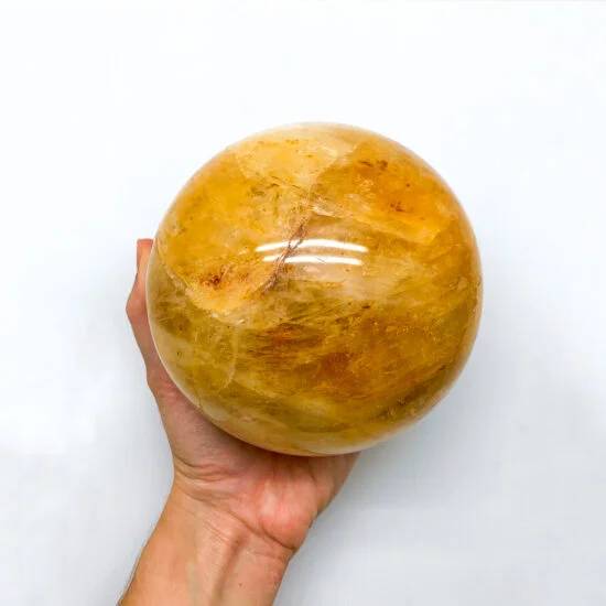 Hematoid Quartz "Golden Healer" Spheres