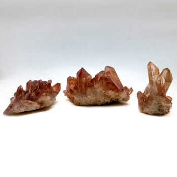 Red Tangerine Quartz Clusters