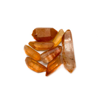 Tangerine Quartz Rough Points