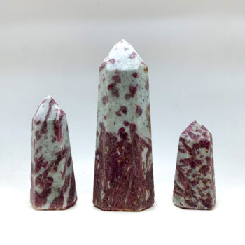 Pink Tourmaline Polished Points