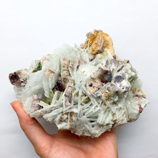 Albite with Tourmaline and Lepidolite - Large #1