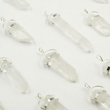 Lemurian Quartz Pendants (Sterling Silver)