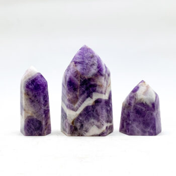 Chevron Amethyts Polished Points