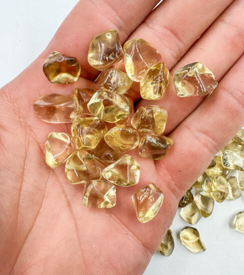Natural Citrine Tumbled  High Grade (200g Bag)