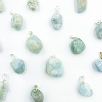 Aquamarine Tumbled Pendant