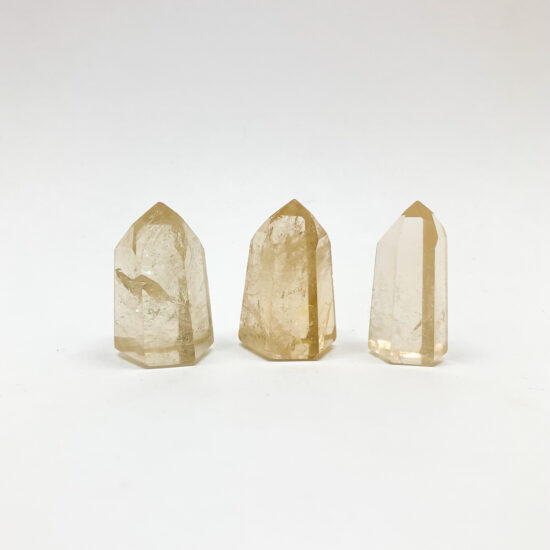 Natural Light Citrine Polished Points - Small