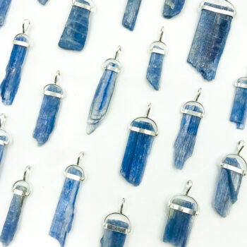 Blue Kyanite Pendants - Sterling Silver