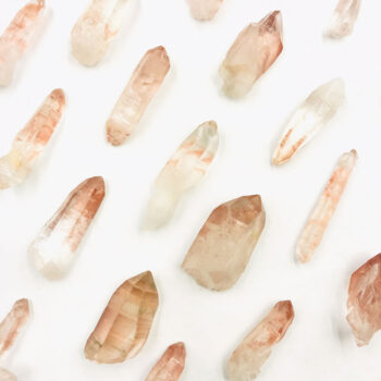 Pink Lemurian Rough Points - Mini (200g Bag)