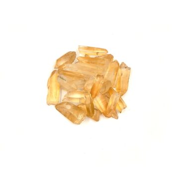 Tangerine Lemurian Rough Points Small - High Grade