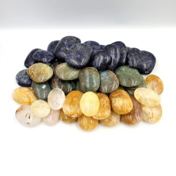 Aventurine, Hematoid & Sodalite Palmstones - Bulk Sale