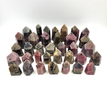 Rhodonite Polished Points - Bulk Sale