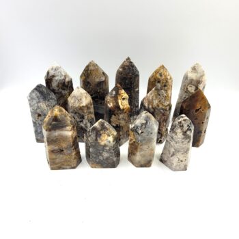 Druzy Jasper Polished Points - Bulk Sale