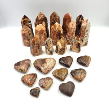 Orange Calcite with Apatite #2 - Bulk Sale