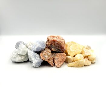 Blue, Orange & Yellow Calcite Rough - Bulk Sale