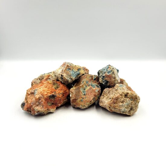 Orange Calcite with Apatite Rough - Bulk Sale