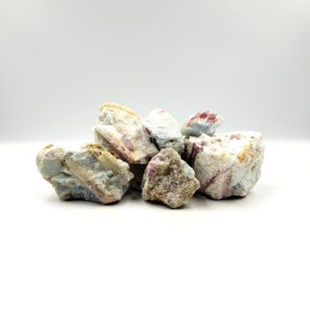 Pink Tourmaline with Aquamarine on Matrix - Bulk Sale