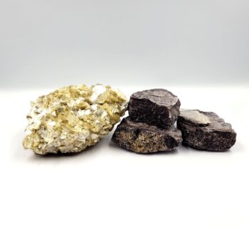 Lepidolite Rough & Yellow Mica Clusters - Bulk Sale
