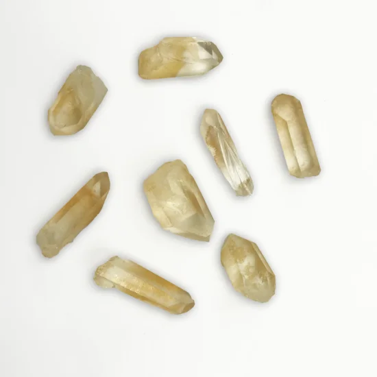 Golden Quartz Rough Points - Small (200g bag)
