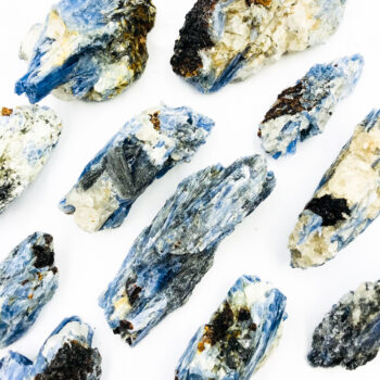 Blue Kyanite w/ Garnet Rough