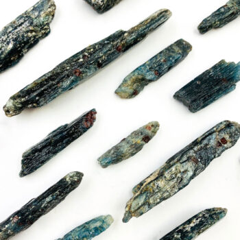 Blue Kyanite w/ Garnet Rough (200g Bag)
