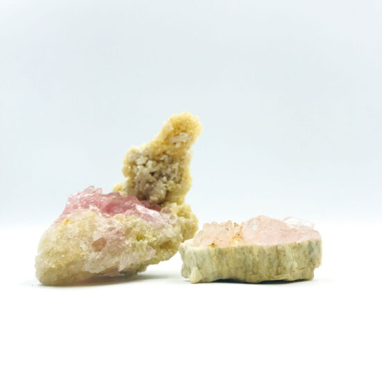 Crystallized Rose Quartz - LOT #3