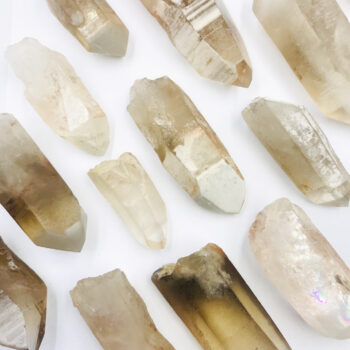 White Phantom Citrine Lemurians