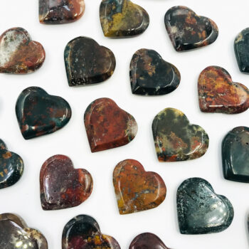 Bahia Jasper Hearts - Mini