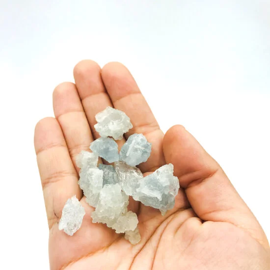 Etched Aquamarine Mini (100g Bag) - High Grade