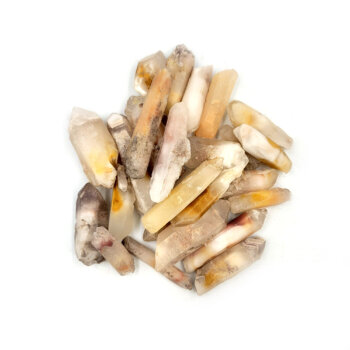 Amphibole Quartz Rough Points - Small (100g Bag)