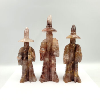 Red Hematoid Quartz Wizards