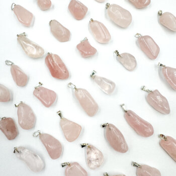 Rose Quartz Tumbled Pendant