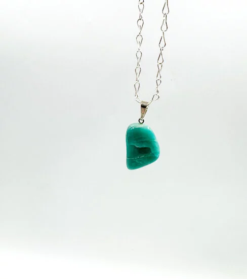 Amazonite Tumbled Pendants