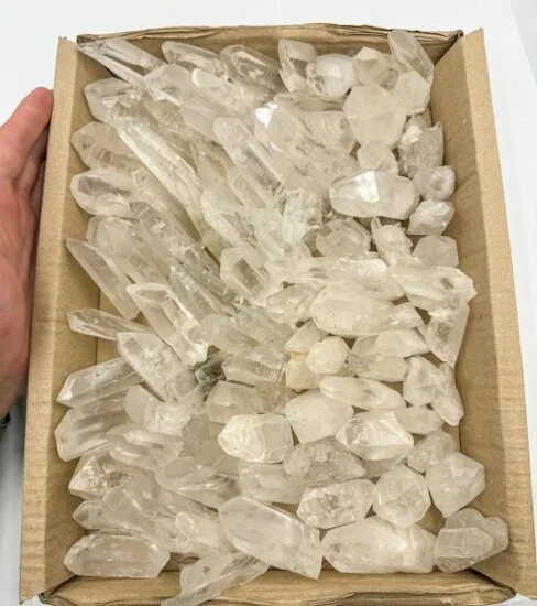 Clear Lemurian Points (3.85kg Bulk Sale lot)