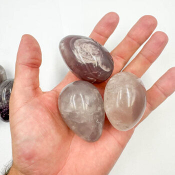 Lithium Quartz Eggs - Mixed Sizes