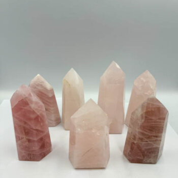 Rose Quartz Polished Points (3.5 kilos Bulk Sale)