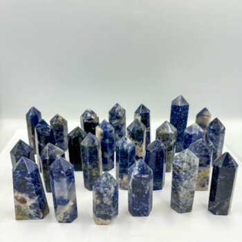 Sodalite Polished Points (2.24 kilos Bulk Sale)